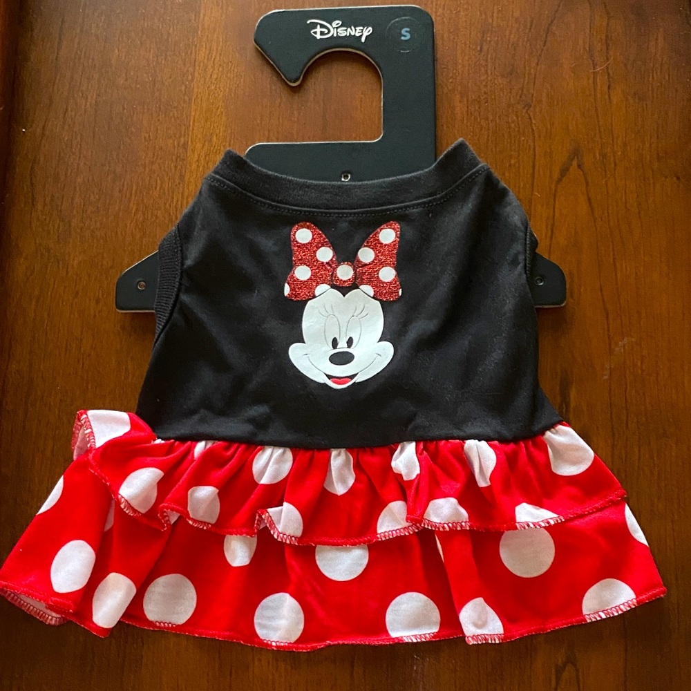 Disney Black and Red Minnie Mouse Pet Dress